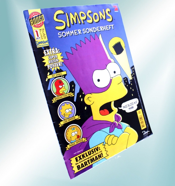 Simpsons Sommer Sonderheft Comic Nr. 1 von Dino Verlag